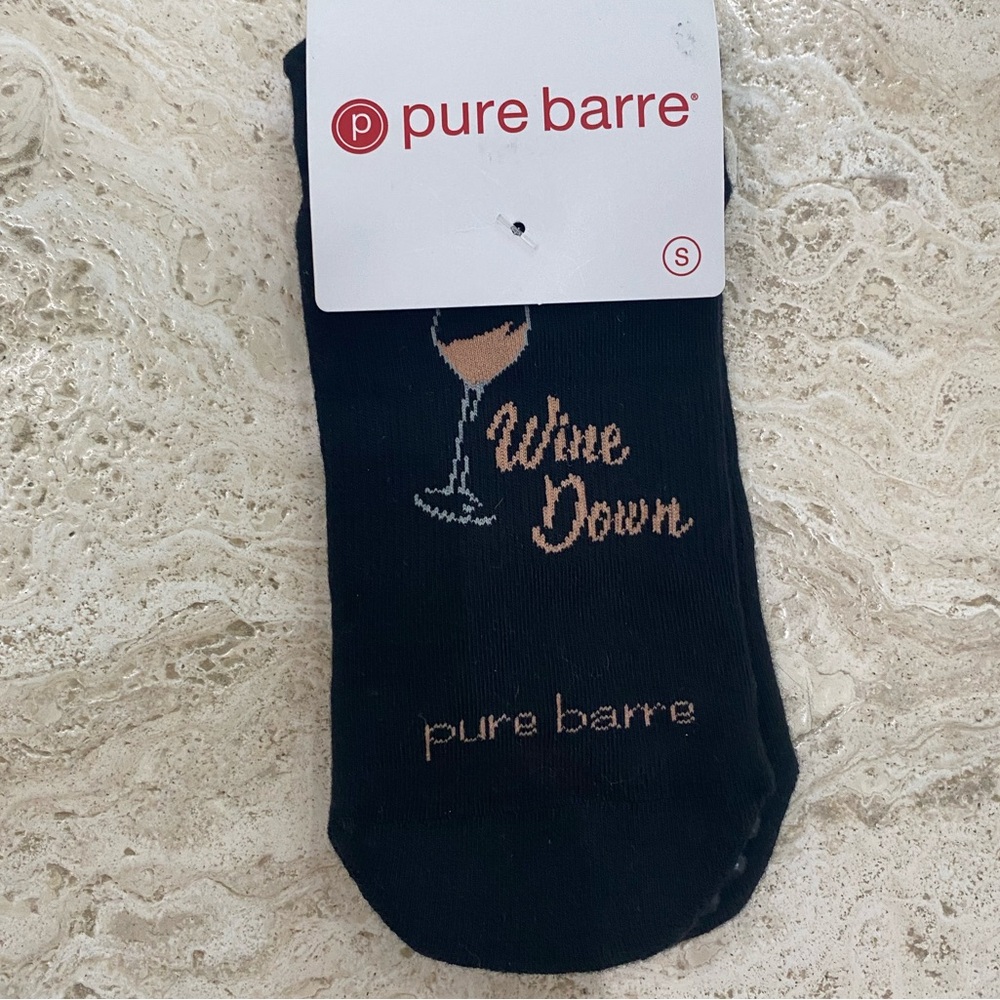 Pure Barre Wine Down Socks Small